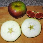 Cắt táo đoán tương lai dịp năm mới Táo sẽ được bổ ngang, thay vì bổ dọc để đoán tương lai của một năm tiếp theo. Ảnh: Hostel World.