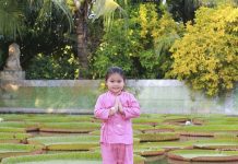 Ngày Tết năm mới 2020 về miền Tây ngồi thiền lá sen Chùa Phước Kiển hay chùa Lá Sen là ngôi chùa nhỏ được thành lập trước thời vua Thiệu Trị.