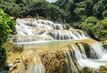 Thác Mây – chín bậc tình yêu đẹp mê mẩn giữa Trường Sơn đại ngàn Thác Mây - thác Chín bậc tình yêu /// M.H