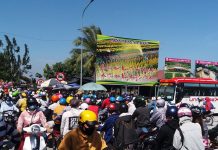 Ngưng thu phí tham quan, cả trăm ngàn người miền Tây đổ về làng hoa Sa Đéc Du khách đến tham quan làng hoa /// Trần Ngọc