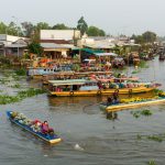 Chợ nổi Ngã Năm ngày giáp Tết Chợ nổi Ngã Năm ngày giáp Tết