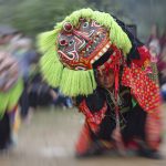 Múa sư tử mèo ngày Tết Múa sư tử mèo ngày Tết