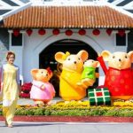 Du khách ‘check in’ lễ hội hoa tại Sun World Danang Wonders Du khách check in lễ hội hoa tại Sun World Danang Wonders