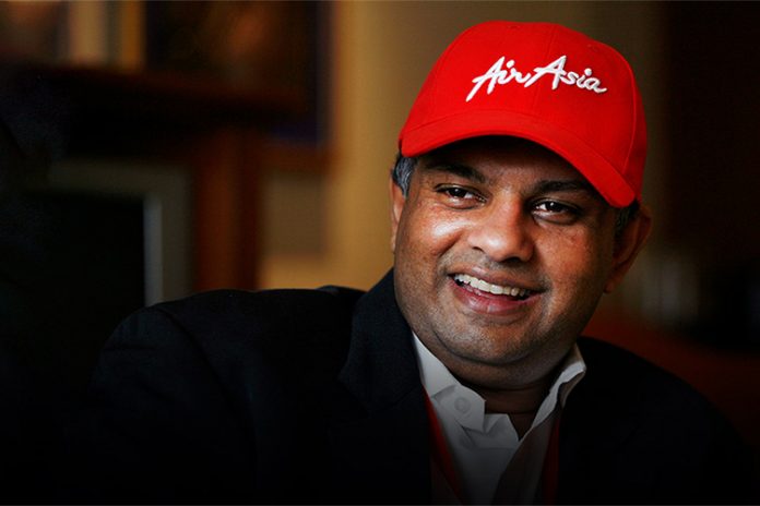 Doanh nhân Malaysia Tony Fernades, ông chủ AirAsia - hãng hàng không giá rẻ tốt nhất thế giới 11 năm liên tiếp tính đến 2019. Ảnh: AstroAwani.