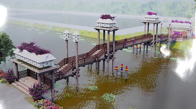 Tập đoàn Sao Mai sẽ xây dựng thêm cầu gỗ dài nhất Việt Nam, hứa hẹn cho du khách điểm check-in tuyệt vời nhất - Ảnh: Nguyễn Nhung