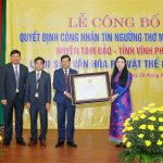 Công nhận ‘Tín ngưỡng thờ Quốc Mẫu Tây Thiên’ là di sản văn hóa phi vật thể Quốc gia Công nhận 'Tín ngưỡng thờ Quốc Mẫu Tây Thiên' là di sản văn hóa phi vật thể Quốc gia