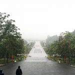 Lễ giỗ Tổ Hùng Vương vắng người Quang cảnh lối vào khu di tích Đền Hùng (Phú Thọ) trong ngày chính lễ 10/3 âm lịch năm 2020. Ảnh: Lan Anh.