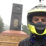 Chàng kỹ sư Nga ‘mê mẩn’ Việt Nam sau 45 ngày phượt một mình xuyên Việt Andrey Shelihov tại di tích Quốc gia đặc biệt Km số 0 - Đường Hồ Chí Minh, Tân Kỳ, tỉnh Nghệ An /// Ảnh: NVCC