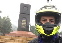 Chàng kỹ sư Nga ‘mê mẩn’ Việt Nam sau 45 ngày phượt một mình xuyên Việt Andrey Shelihov tại di tích Quốc gia đặc biệt Km số 0 - Đường Hồ Chí Minh, Tân Kỳ, tỉnh Nghệ An /// Ảnh: NVCC