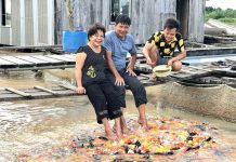 Nhiều nơi giảm phí tham quan, tăng sản phẩm để làm mới du lịch Sản phẩm du lịch mới “massage cá” của người dân Cồn Sơn (Cần Thơ) /// Ảnh: Đình Tuyển