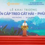 Khai trương tuyến cáp treo 3 dây hiện đại tại Cát Bà Cap treo Cat Hai - Phu Long anh 1