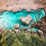 Hồ bơi tự nhiên ngoạn mục lúc xuất hiện, lúc biến mất