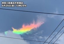 Mây cầu vồng cực hiếm gặp bất ngờ xuất hiện Mây cầu vồng cực hiếm gặp bất ngờ xuất hiện