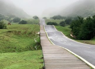 Đoạn đường nhấp nhô như lượn sóng ở Trung Quốc Doan duong nhap nho nhu luon song anh 1