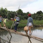 Nghỉ lễ 2.9 về miền Tây khám phá rừng nguyên sinh, ăn tôm cá Thử thách đi cầu khỉ luôn làm du khách lo lắng nhưng đầy trải nghiệm /// ẢNH: QUÁCH DUY THỊNH