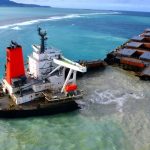 Thuyền trưởng con tàu gãy đôi ở Ấn Độ Dương bị bắt Mauritius bat thuyen truong tau Nhat anh 1