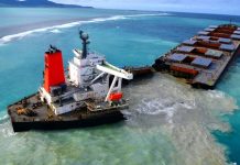 Thuyền trưởng con tàu gãy đôi ở Ấn Độ Dương bị bắt Mauritius bat thuyen truong tau Nhat anh 1