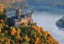 Cảnh sắc mùa thu ở thác nước lớn nhất châu Âu