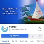 Cà Mau công bố kênh quảng bá hình ảnh thông qua mạng xã hội Trang facebook Cà Mau quảng bá về tỉnh. /// Ảnh: Gia Bách