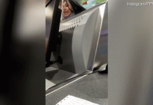 Nữ hành khách say rượu, nhảy chồm lên bàn đòi đánh nhân viên Nữ hành khách say rượu, nhảy chồm lên bàn đòi đánh nhân viên - 1