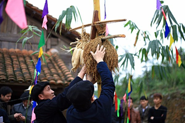 Độc đáo lễ hội Gầu Tào của đồng bào HMông ở Hà Giang - Ảnh 3.