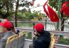 Ngắm thu Hà Nội từ xe bus hai tầng mui trần