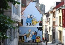 Con đường truyện tranh ở Bỉ Con đường truyện tranh ở Bỉ, đi đâu cũng thấy hình ảnh hoạt hình trên phố - 1