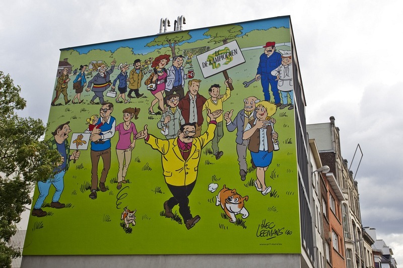 Con đường truyện tranh ở Bỉ, đi đâu cũng thấy hình ảnh hoạt hình trên phố - 11
