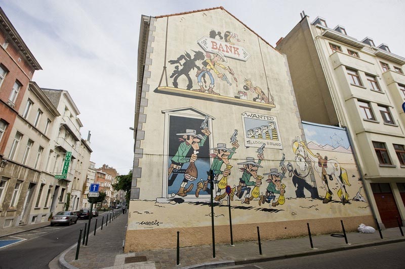 Con đường truyện tranh ở Bỉ, đi đâu cũng thấy hình ảnh hoạt hình trên phố - 7