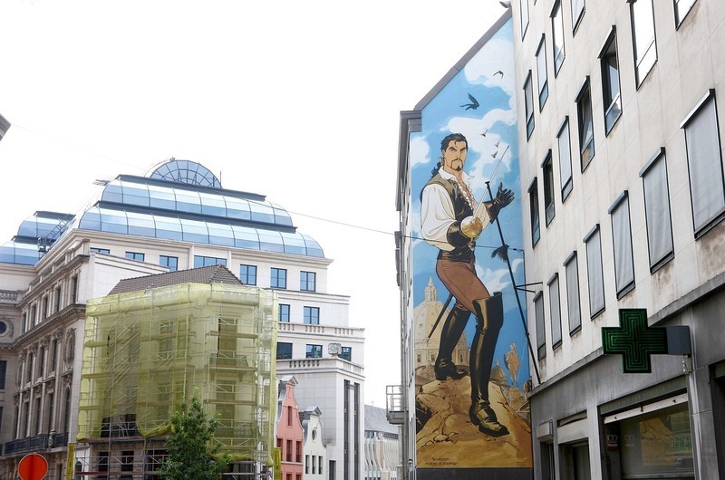 Con đường truyện tranh ở Bỉ, đi đâu cũng thấy hình ảnh hoạt hình trên phố - 8