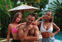 Khách Tây liều lĩnh phóng xe máy đèo cô gái mặc bikini ‘diễn xiếc’ phía sau Khách Tây liều lĩnh phóng xe máy đèo cô gái mặc bikini diễn xiếc phía sau - 1