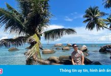 Cây dừa nằm hút khách check-in ở Hòn Sơn