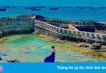 Hồ trên biển hút giới trẻ check-in ở đảo Phú Quý