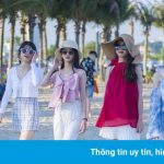 Giới trẻ chụp ảnh kỷ yếu bên bãi biển Hạ Long