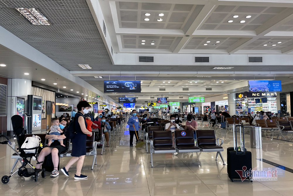 Thảm cảnh vắng khách ở sân bay Nội Bài