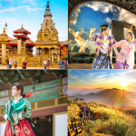 Du lịch mùa thu Châu Á cảnh sắc thiên nhiên đẹp ngỡ ngàng