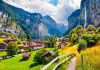 Check-in những địa điểm hấp dẫn tại làng Lauterbrunnen khi du lịch Thụy Sĩ